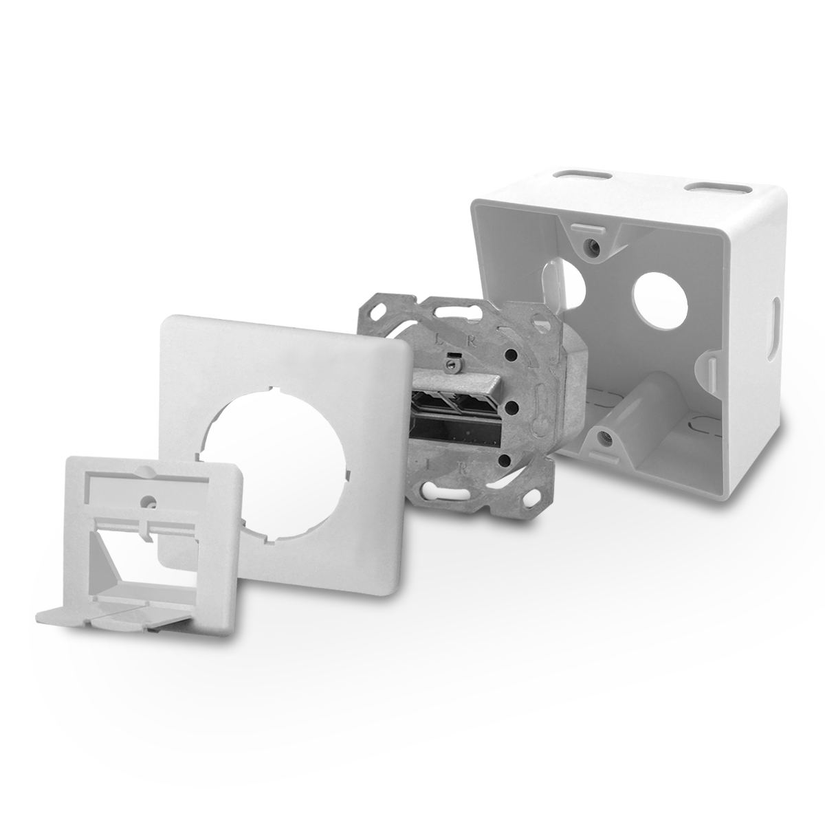 Netzwerkdose-explo arli lan kabel 25m netzwerkkabel netzwerkdose ethernet cat 7 cat6a patchkabel lankabel verlegekabel datenkabel kat7 kat crimpzange tester kabelmesser lsa werkzeug intallationskabel patchpanel server patchlabel rj45 stecker unterputz AWG23