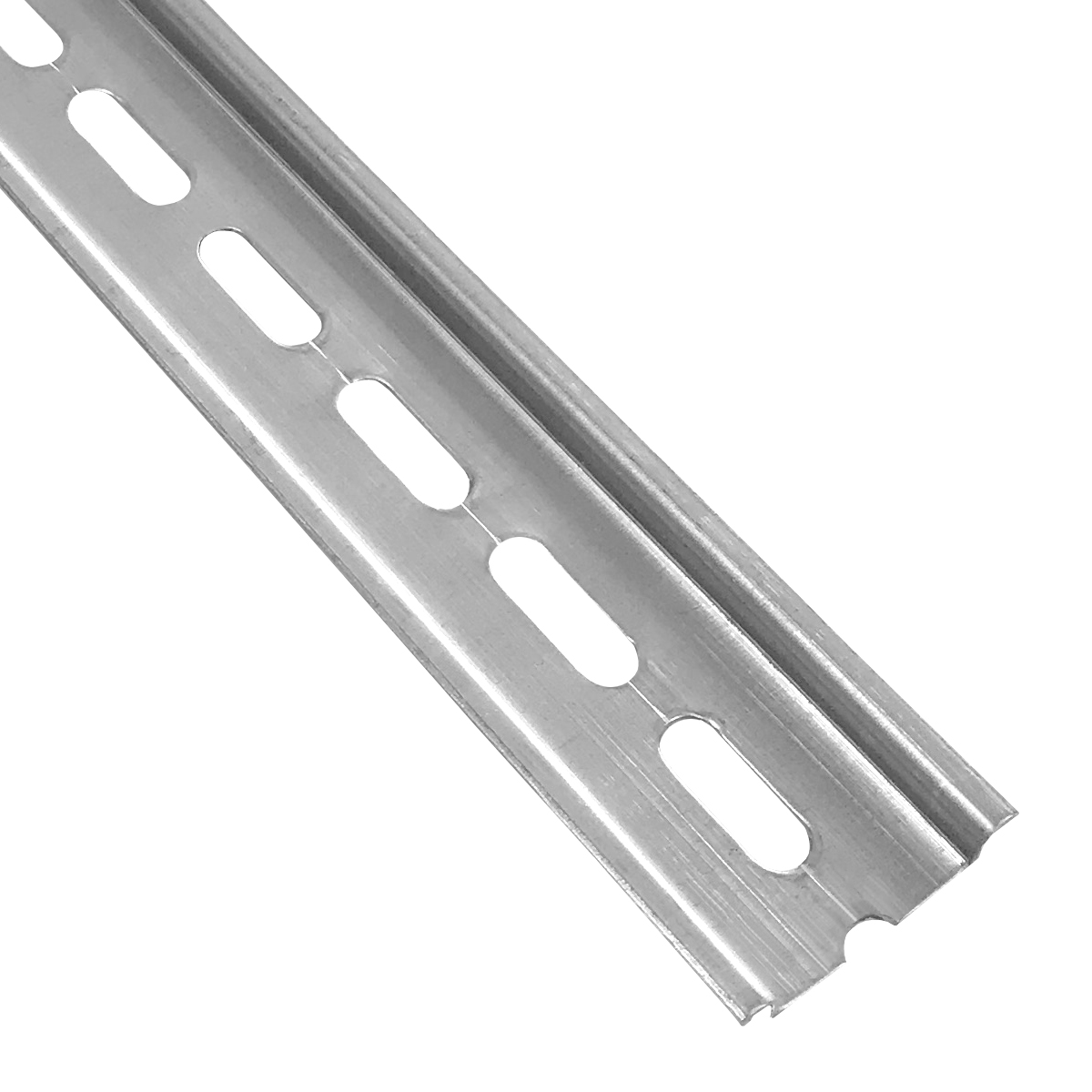 Hutschiene-9 arli hutschiene hut schiene 4x profilschine schaltschrank verteilerschrank verteiler einbau stahl verzinkt din 35 x 7,5 mm gelocht trageschiene elektro klemmen automatenschiene befestigung montageschiene sicherung zähler