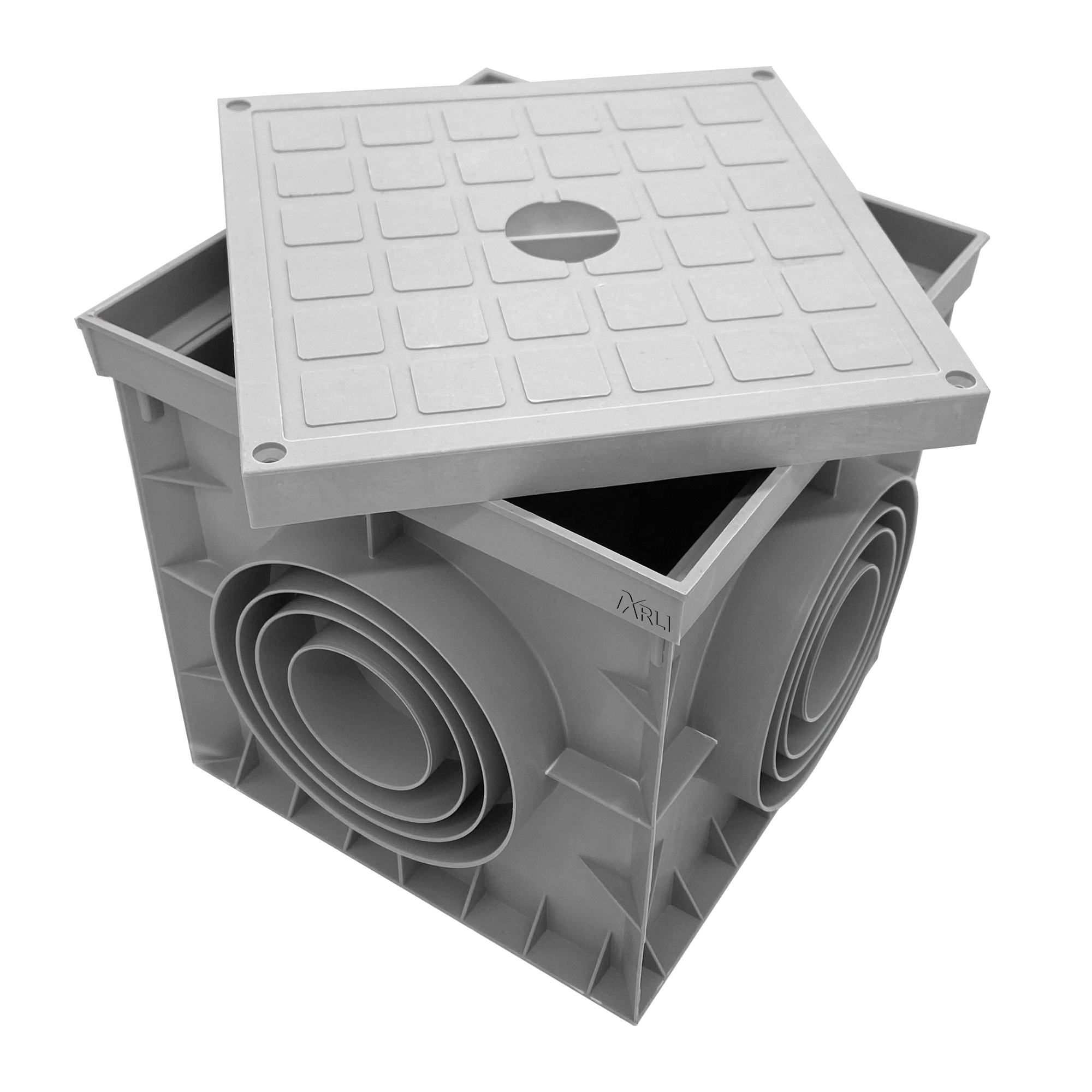 arli_Revisionsschacht_Kontrollschacht_01 ARLI Revisionsschacht Kontrollschacht 300 x 300 x 300 mm mit Deckel