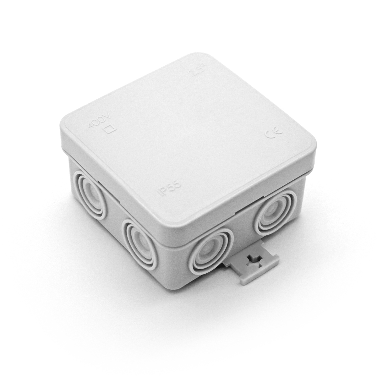 Abzweigdose-75x75x40-01 arli stromverteiler aufputzsteckdose abzweigdose verteilerdose außen aussen wasserdicht feuchtraumdose unterputz aufputz gehäuse kleinverteiler schaltschank ip54 ip65 kabel dose kabeldose außenbereich elektro keller