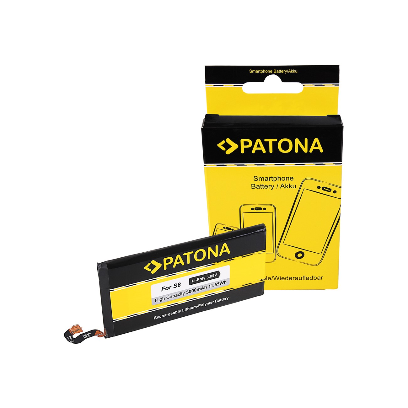 3208-1 Akku für Samsung Galaxy S8 DuoS SM-G950F G950F EB-BG950ABA