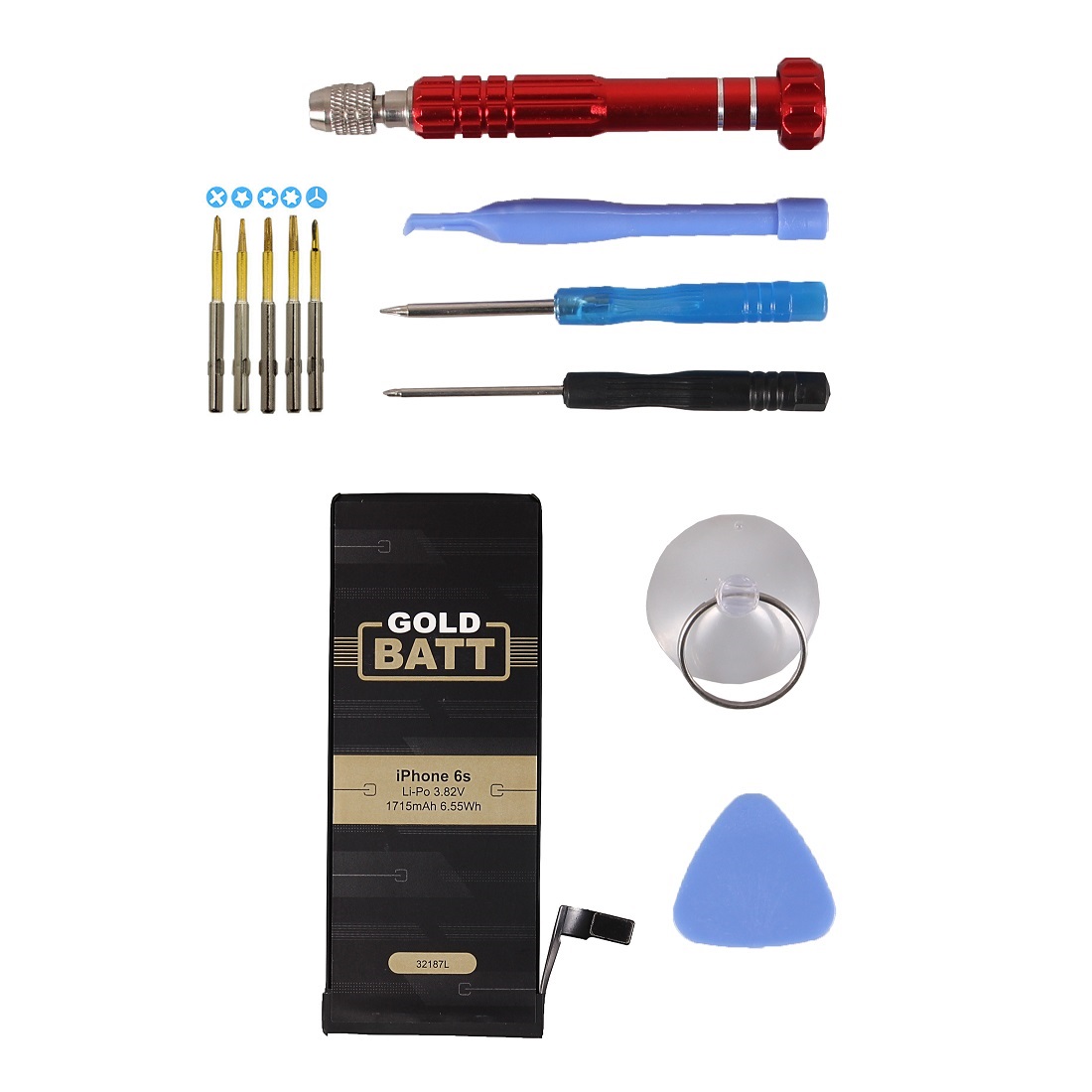 Goldbatt-iPhone-6s-Akku akku goldbatt apple iphone 6s 6 s original premium smartphone kompatibel 100% ersatzakku ersatz batteri battery werkzeugset werkzeug raparatur tool tools 1715 mAh patona i phone deutschland kaufen anleitung zubehör