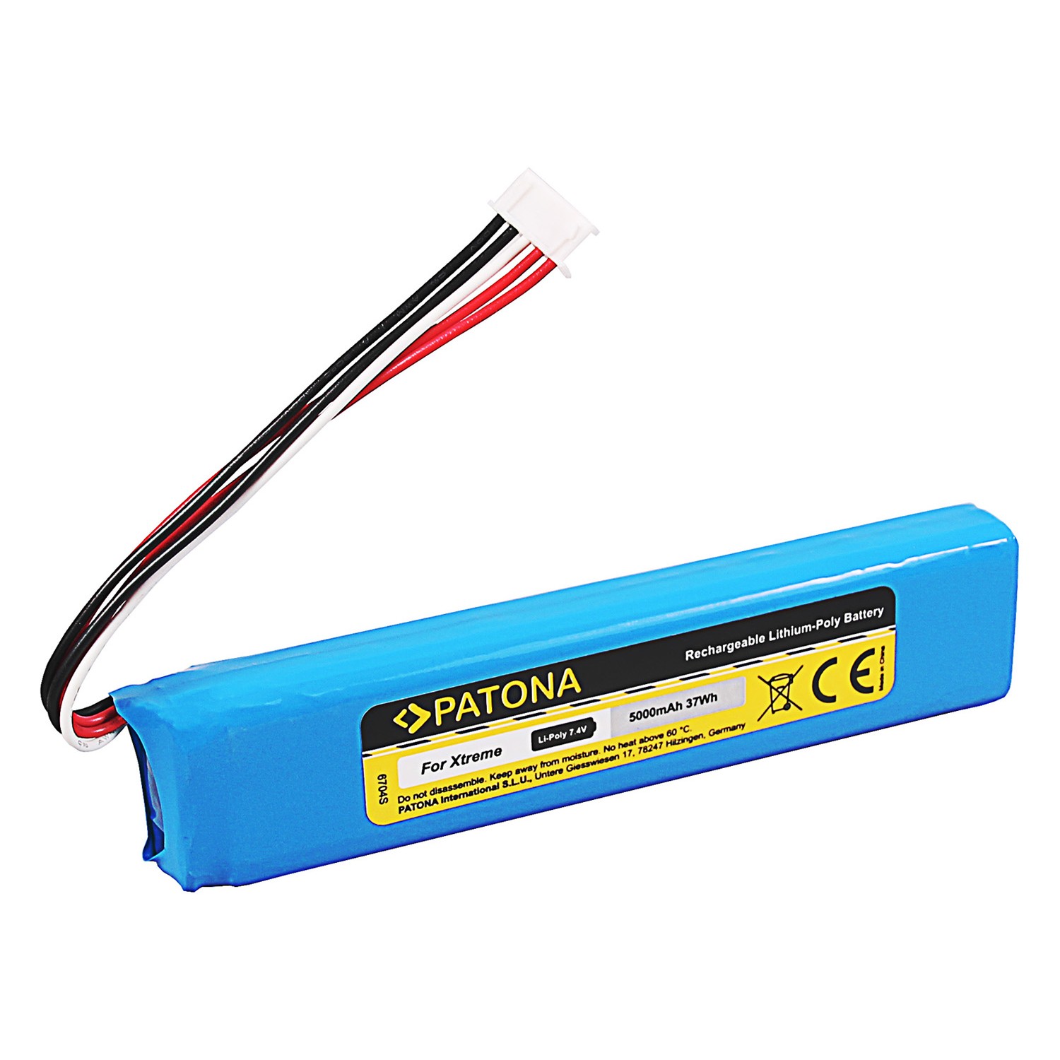 Akku passend für JBL Xtreme GSP0931134 JBLXTREME 5000 mAh 7,4 V Li-Polymer Batterie