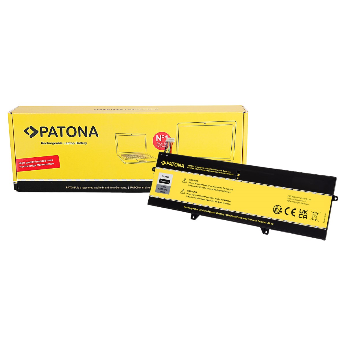 2926-1 Akku für HP EliteBook x360 1040 G6 BL04 BL04056XL BL04XL HSTNN-DB8M HSTNN-UB7N