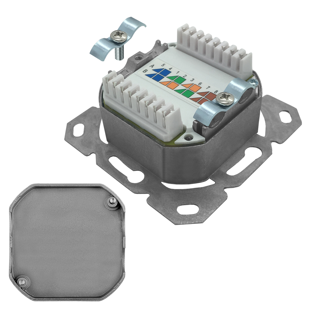 Netzwerkdose-detail-1 arli lan kabel 25m netzwerkkabel netzwerkdose ethernet cat 7 cat6a patchkabel lankabel verlegekabel datenkabel kat7 kat crimpzange tester kabelmesser lsa werkzeug intallationskabel patchpanel server patchlabel rj45 stecker unterputz AWG23