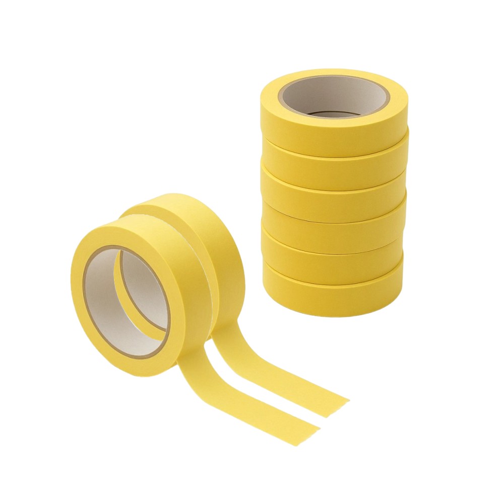 8x Abdeckklebeband Kreppband 30 mm x 50 m Malerkrepp Malerband Kreppklebeband