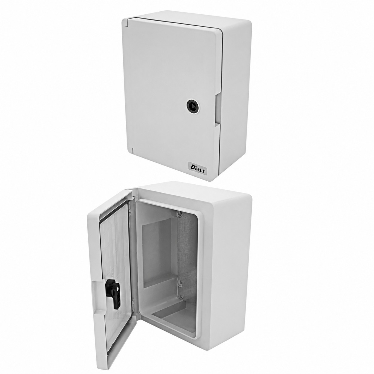 ARLI Schaltschrank IP65 210x280x130 mm Kunststoff Gehäuse mit Montageplatte