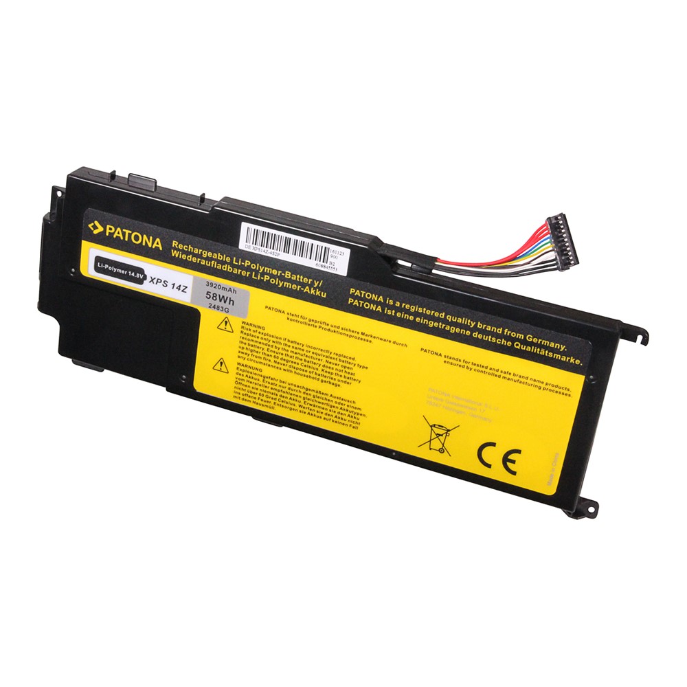 Akku Dell XPS 14Z Ultrabook 14Z-L412x 14Z-L412z L412x L412z V79Y0 V79yO 3900 mAh  original arli patona ersatzakku laptop notebook ersatz akkus batterie battery