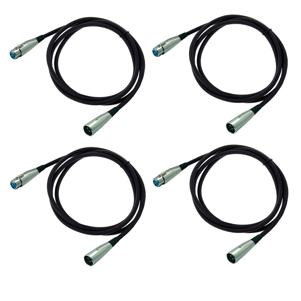 Mikrofonkabel-XLR-male-female-Mikrokabel-Klinke-stereo