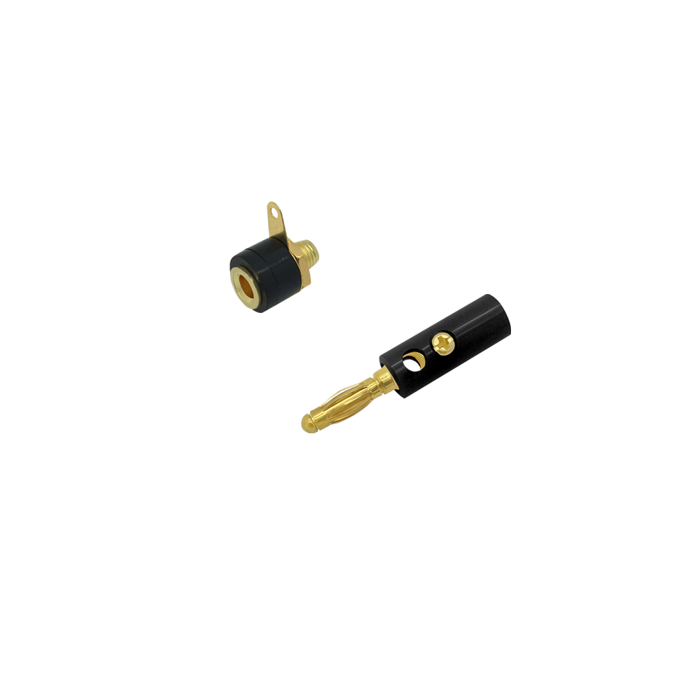 Bananenstecker-Bananenbuchse-Bananen-Stecker-Buchse-vergoldet-rot-schwarz-ARLI