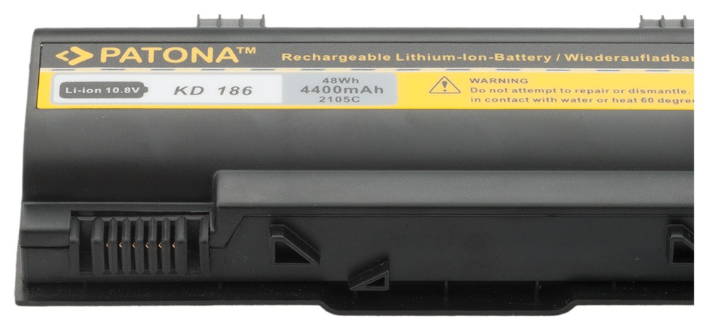Akku Dell Inspiron 1300 B120 B130 XD187 120L HD438 KD186 UD535 XD184 XD186 4400 mAh original arli patona ersatzakku laptop notebook Batterie Battery CGR-B-6E1XX HD438 KD186 UD535 XD184 XD186 312-0416