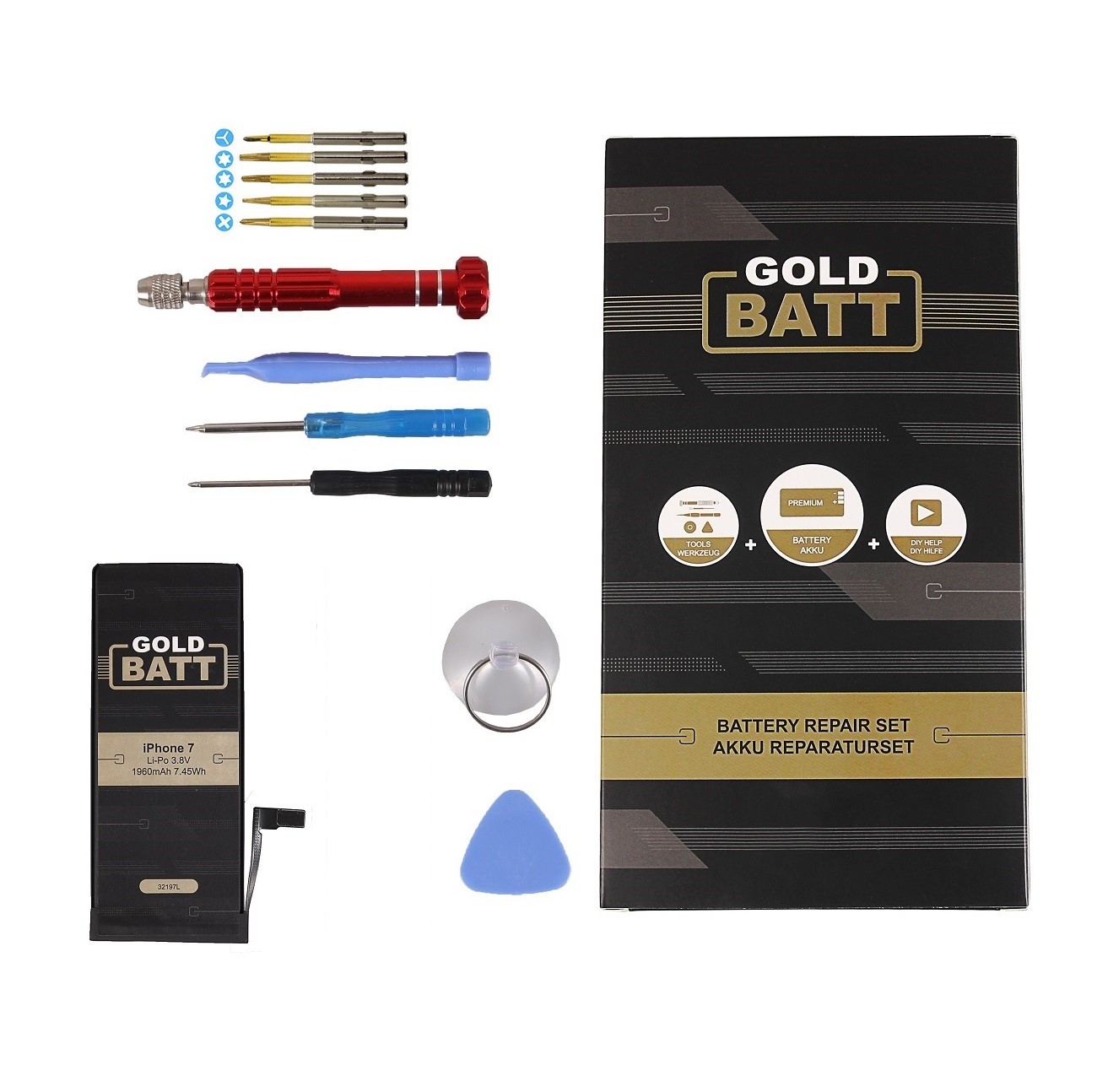 Goldbatt-iPhone-7-Akku-set-werkzeugRm3kLELIoSAjy Goldbatt Akku für Apple iPhone 7 mit Werkzeug Reparatur Set + Anleitung Premium Batterie