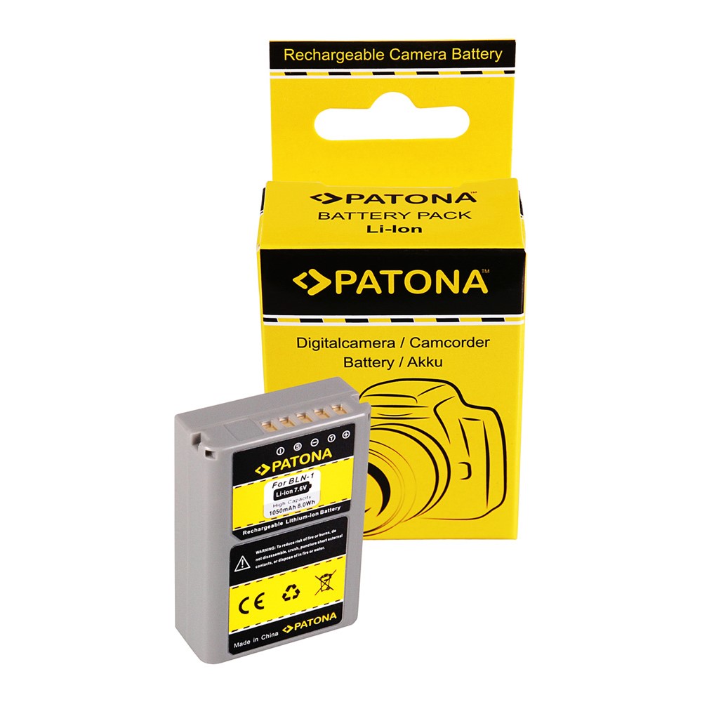1206-1-P Akku für Olympus PS-BLN1 BLN-1 OM-D E-M5 EM5 Mark II Pen E-P5 E-M1