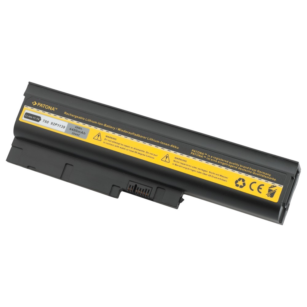 akku-ibm-t60-r60-2044-1 Akku IBM Lenovo ThinkPad T60 R500 R60e 0656 0657 T60p 4400 mAh 40Y6795 original arli patona ersatzakku laptop notebook ersatz akkus batterie battery 40Y6797 40Y6799 41N5666 ASM 92P1128 92P1130 92P1132 92P1138 92P1140 FRU 92P1127 92P1129 92P1131 92P1133 92