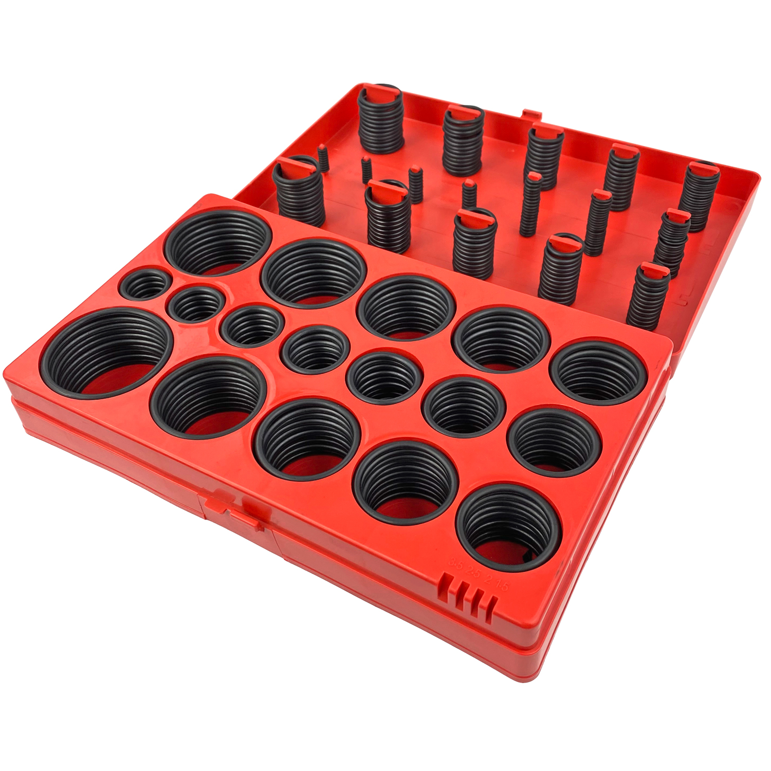 Arli-o-ring-sortiment-innen ARLI O-Ring Sortiment 3 - 50 mm 419 tlg Dichtungsringe Gummi Dichtung KFZ Metrisch