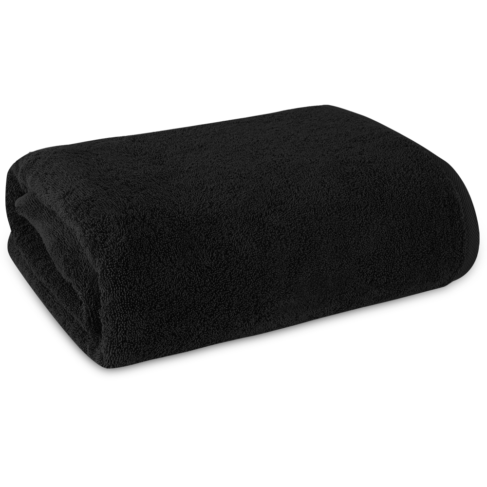 ARLI Handtuch Schwarz - 100% Baumwolle