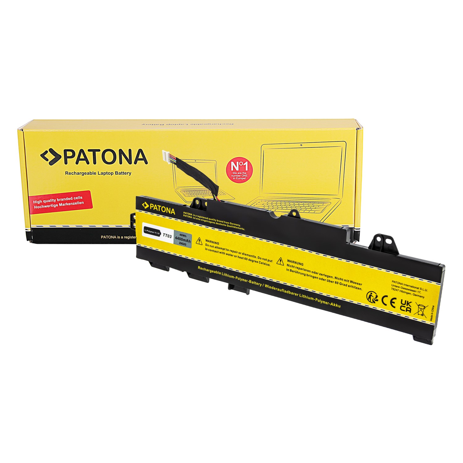 2902-1 Akku für HP EliteBook 850 G5 TT03XL 932824-1C1 932824-2C1 932824-421