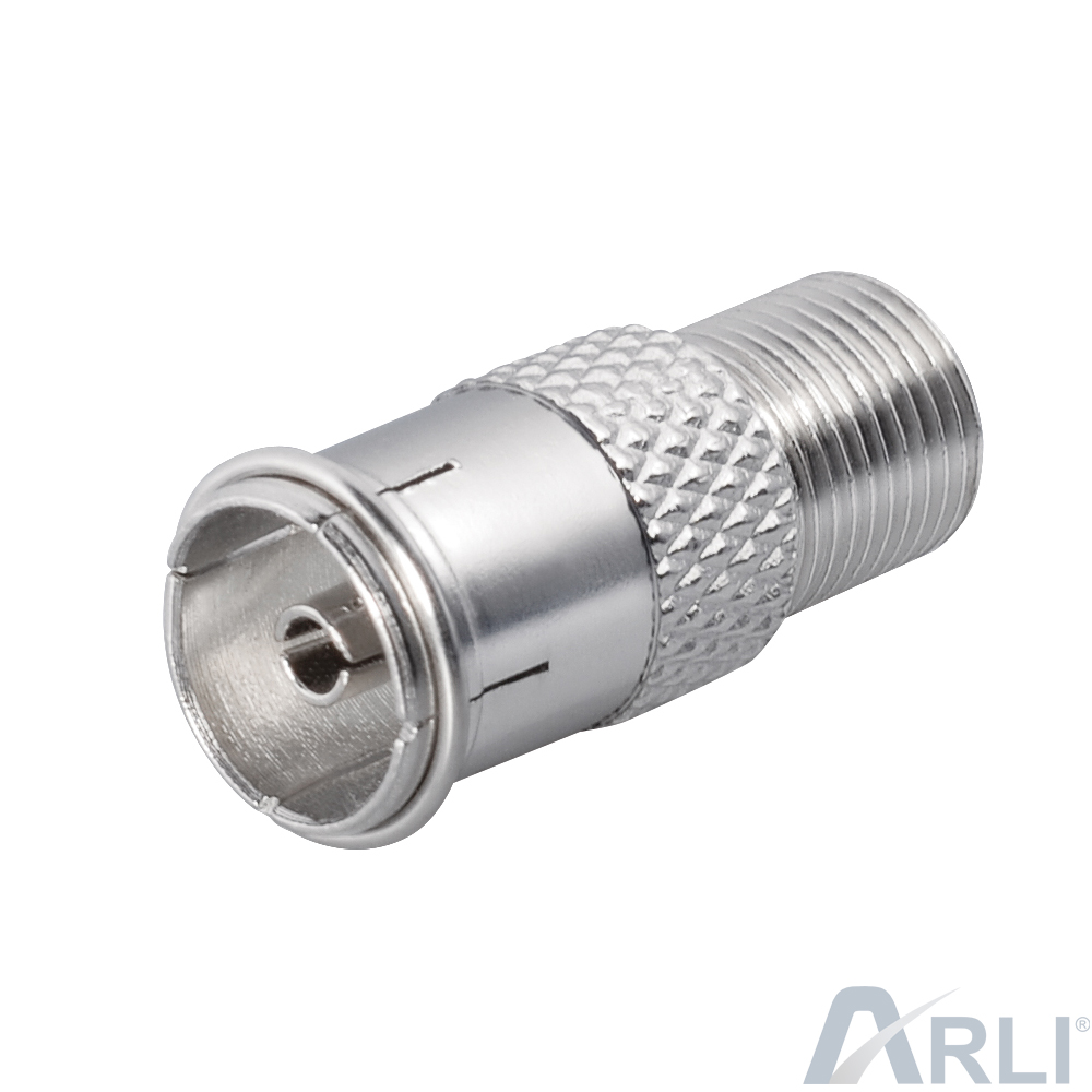 ARLI Adapter IEC - Antennenkupplung 9,5mm auf F-Kupplung