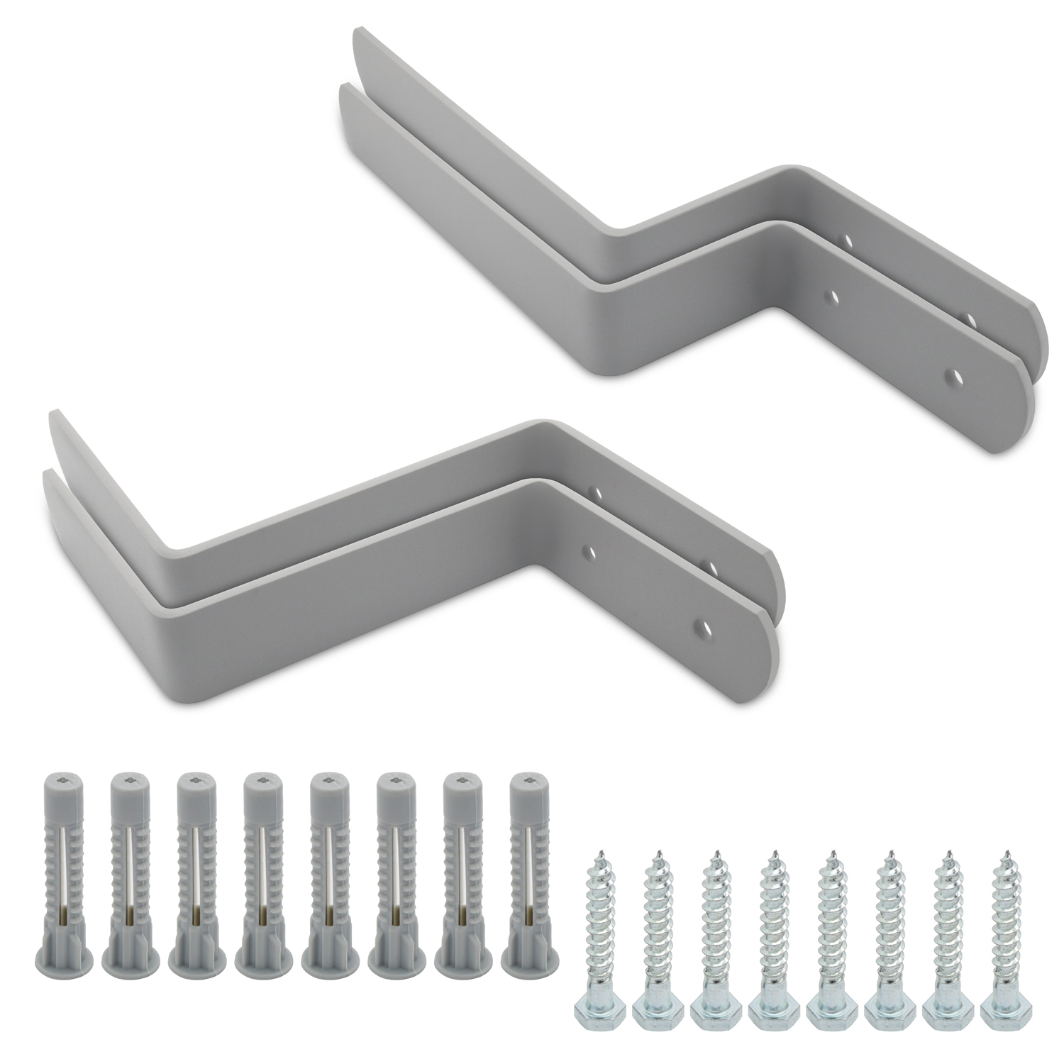 arli-wandhalter-bierbank-set-01 ARLI Wandhalterung für Festzeltgarnitur Bierbank und Bierbanktisch Aufhängung platzsparendes Wandhalter Set