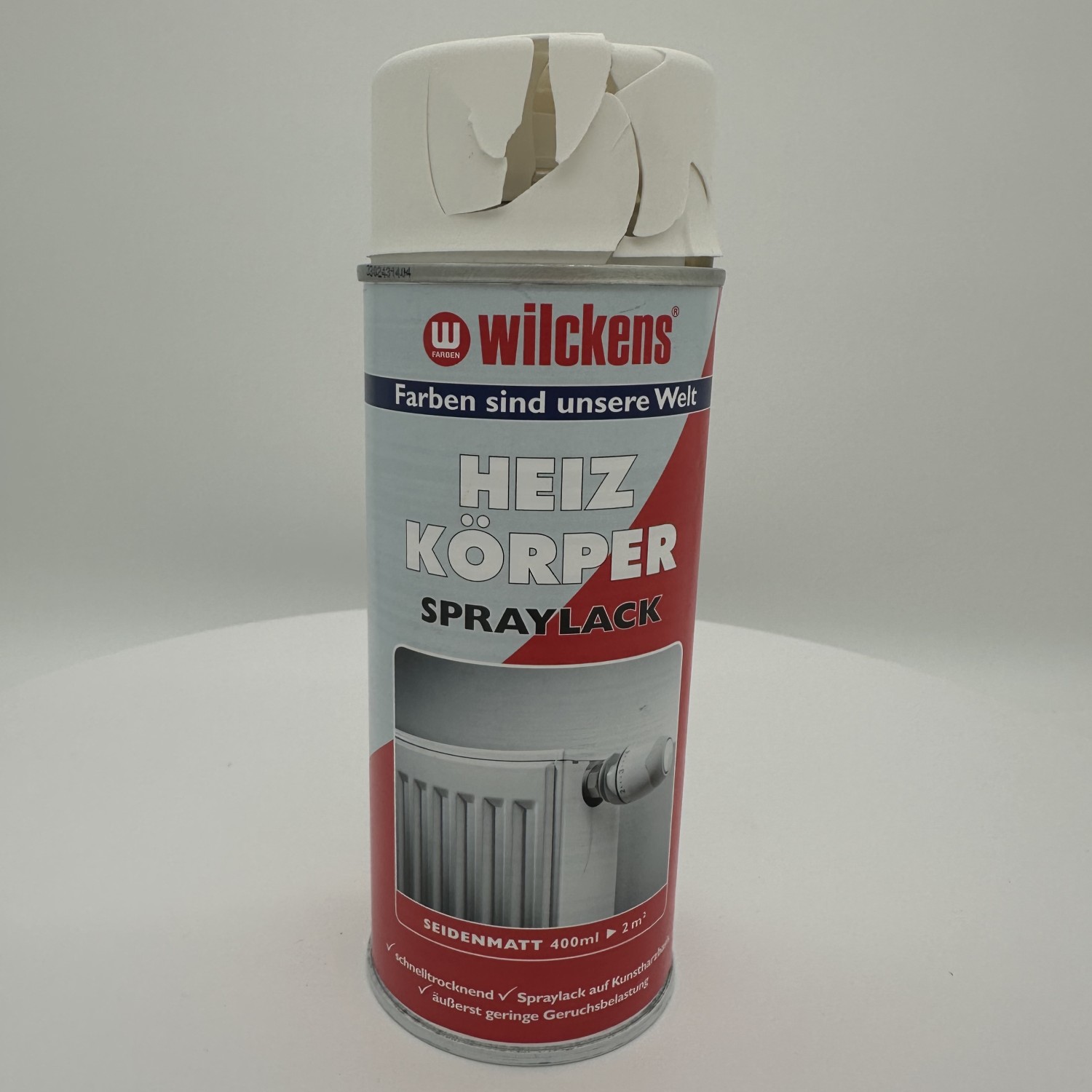 Wilckens Heizkörper Lackspray 400ml Reinweiß Hochglänzend – B-Ware / Rückläufer Wilckens Heizkörper Lackspray 400ml Reinweiß Hochglänzend – B-Ware / Rückläufer