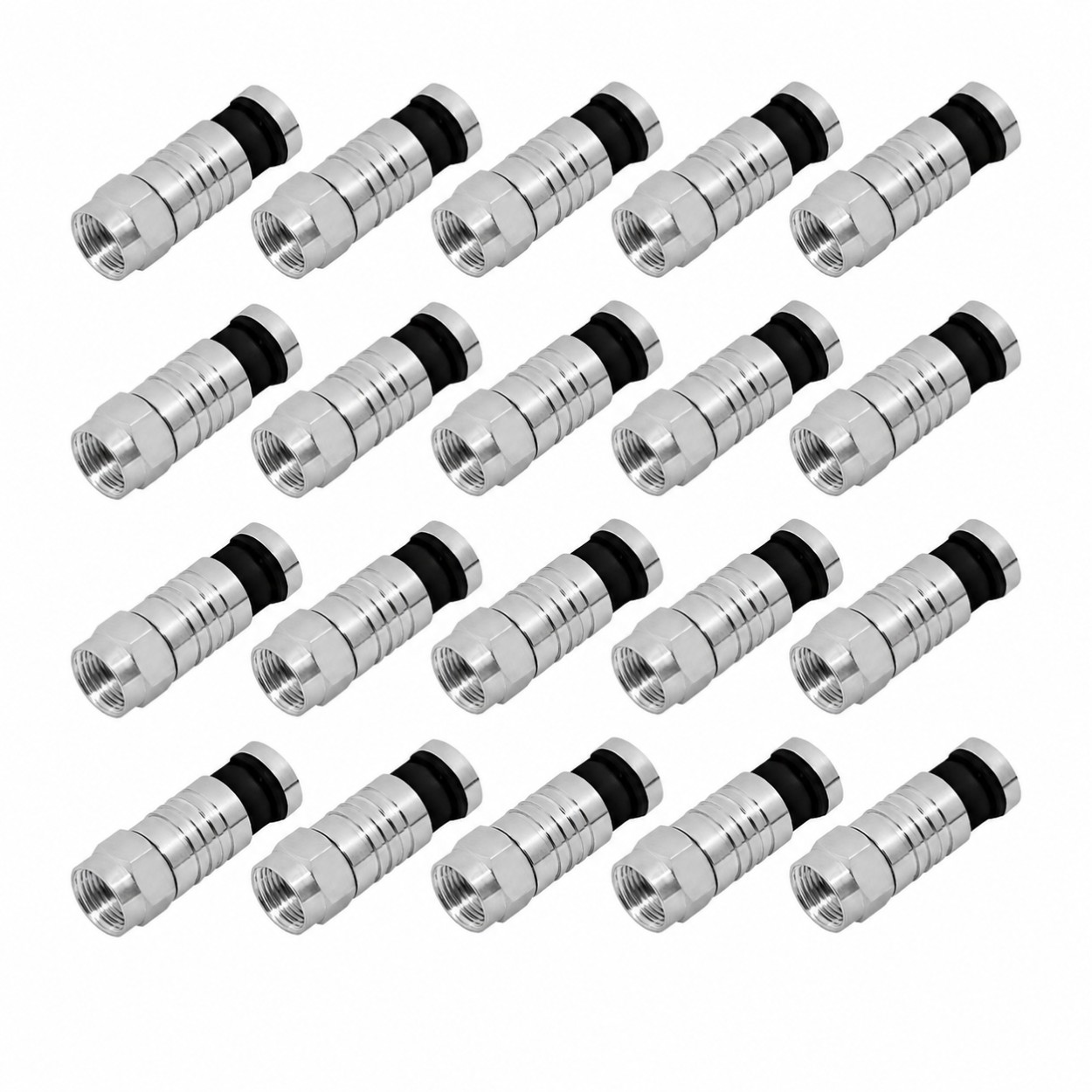 50m Koaxialkabel max. 135dB + Kompressionszange + Abisolierer + 50x Stecker Kabel 135dB satelliten kabel digitaltauglich konfektionierte TV-Kabel DVB-S DVB-C DVB-T 4-fach 5fach schirmung meterware verlegekabel Adapter doppel schüssel 130db 120db 110db Wei