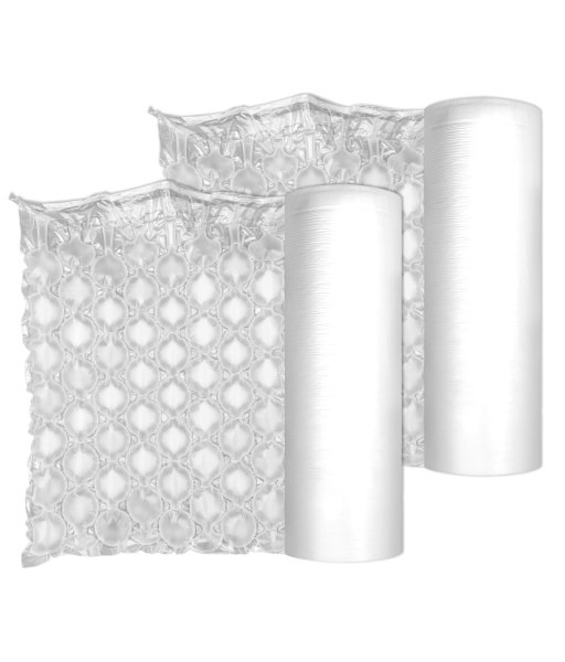 Air cushion film, air cushion mat, 40 x 32 cm, 2x roll 300m of air cushion for air cushion machine