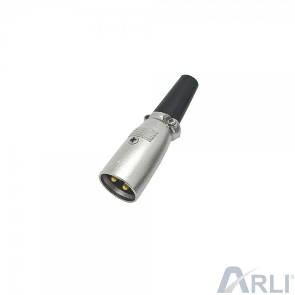 ARLI XLR-Stecker 3 polig mit Zugentlastung