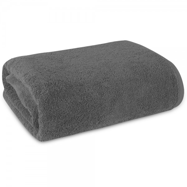 ARLI bath towel 60 x 120 cm gray - 100% cotton