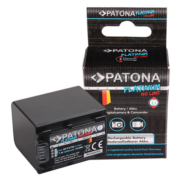 Battery for Sony NP-FV70 NP-FV30 FV40 FV50A FV90 FDR-AX40 FDR-AX45 FDR-CX680 NEX-VG30